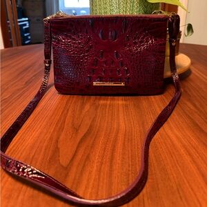 Brahmin Cherry Melbourne 2 compartment Crossbody Bag Like New Condition